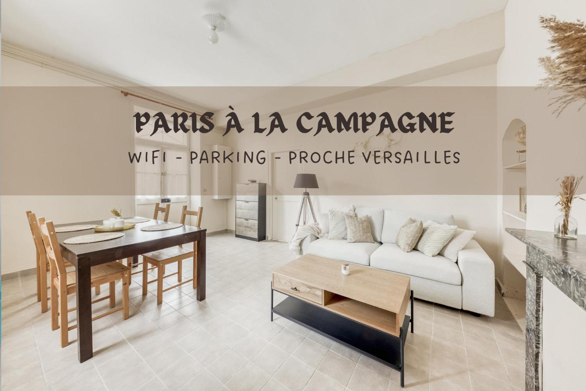 Paris A La Campagne-Parking Gratuit-Proche Versailles La Queue-les-Yvelines Extérieur photo